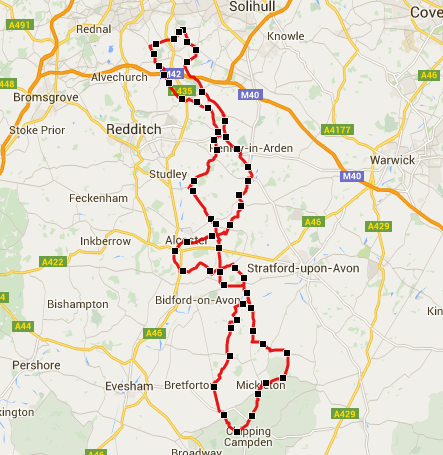 Mad March Hare 2016 Route