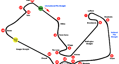 Silverstone Circuit Map