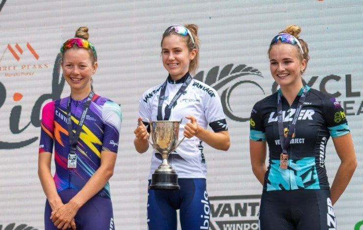 Niamh Fisher-Black wins the New Zealand national road title