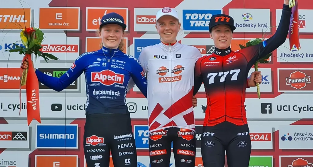 Fem van Empel wins her 3rd World Cup of the season in Tabor