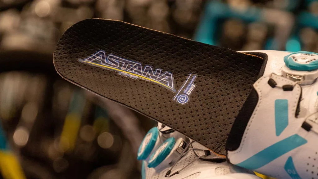 Astana cycling custom insoles shoes